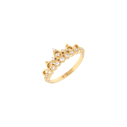 18ct gold Crown ring