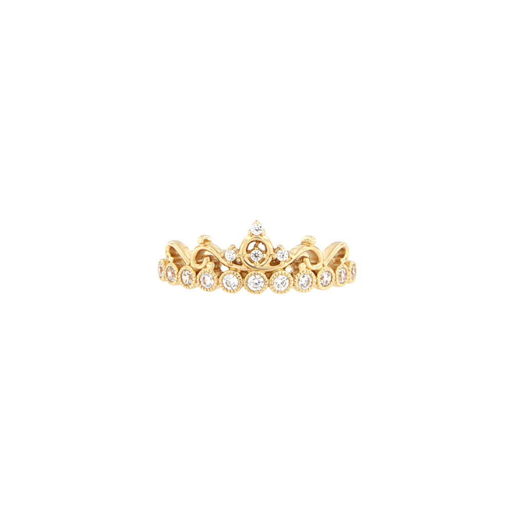 18ct gold Crown ring