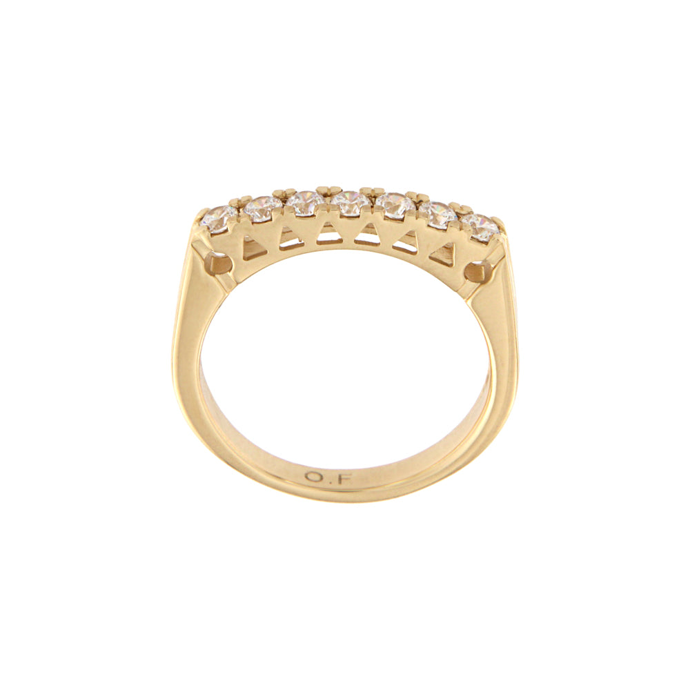 18ct gold Memory box ring