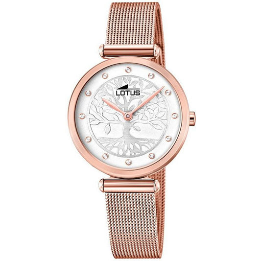 Lotus Ladies Rose-plated Steel