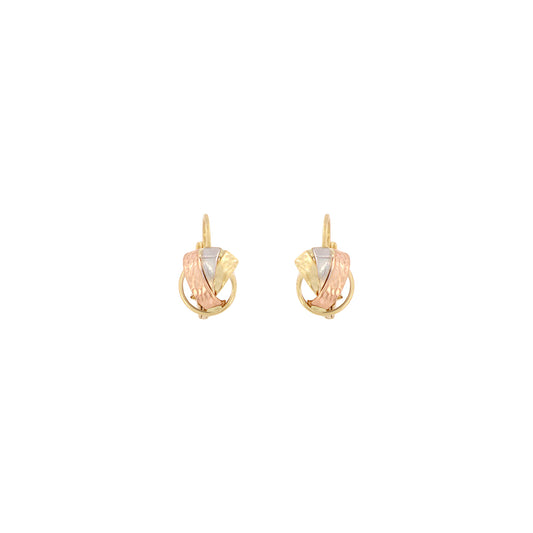 18ct gold Earrings 3col