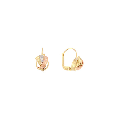 18ct gold Earrings 3col