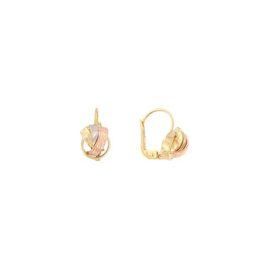 18ct gold Earrings 3col