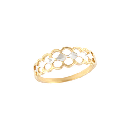 18ct gold Bicolor ring