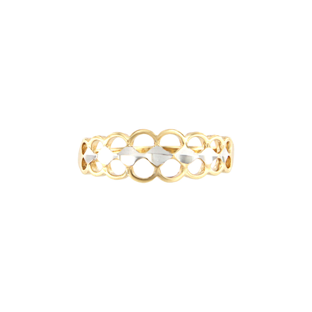 18ct gold Bicolor ring