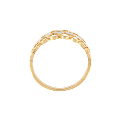 18ct gold Bicolor ring