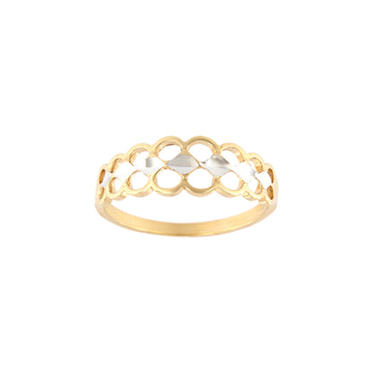 18ct gold Bicolor ring