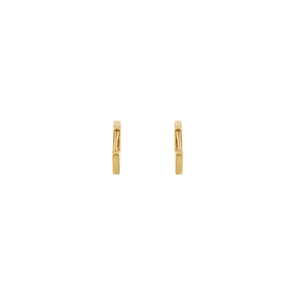 18ct gold Heart earrings