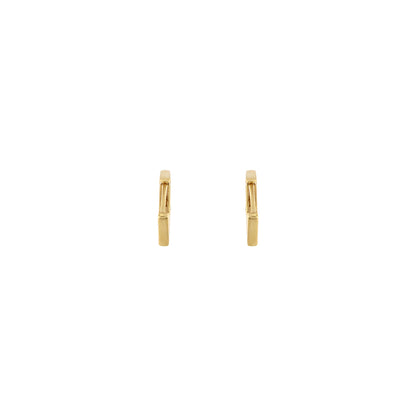 18ct gold Heart earrings