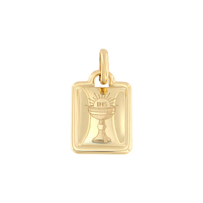 18ct gold Sacred cup pendant
