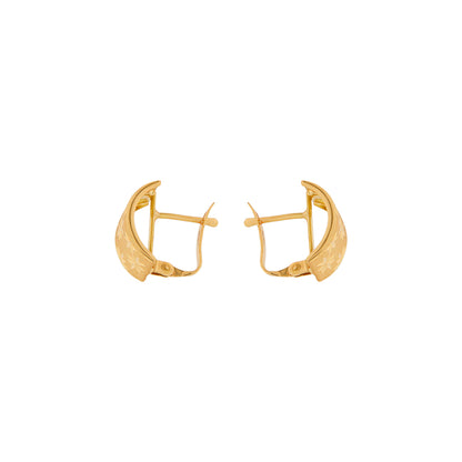 18ct gold  Star earrings