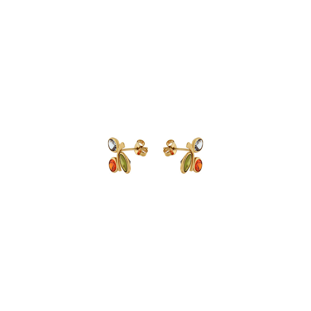 18ct gold Multicolor earrings