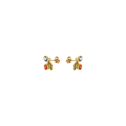 18ct gold Multicolor earrings