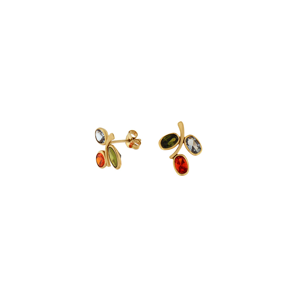 18ct gold Multicolor earrings