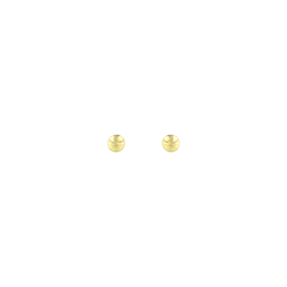 18ct gold Small ball stud earrings