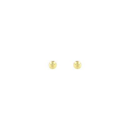 18ct gold Small ball stud earrings