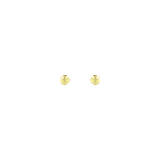 18ct gold Small ball stud earrings