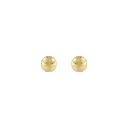 18ct gold Ball stud earrings