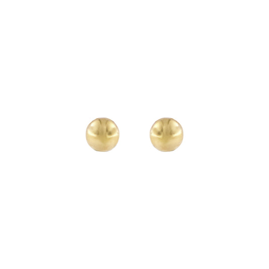 18ct gold Ball stud earrings