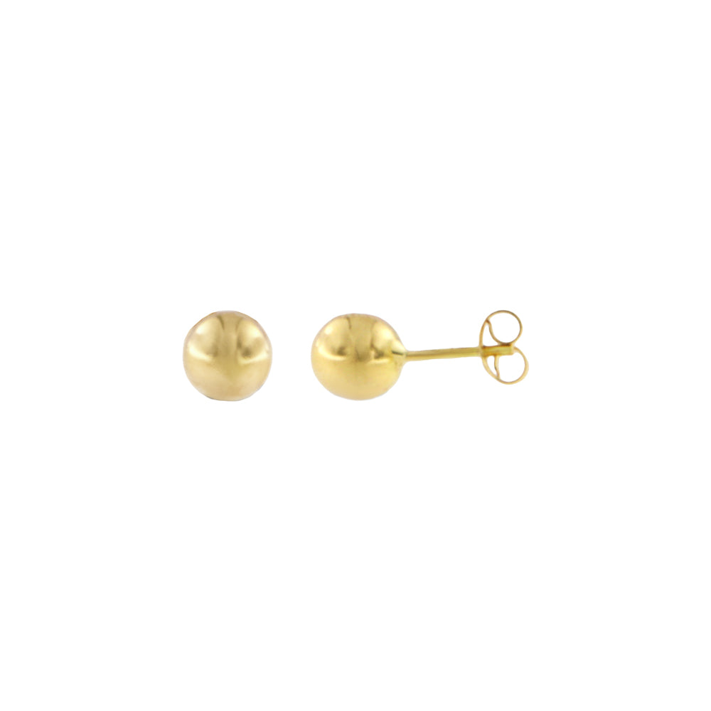 18ct gold Ball stud earrings