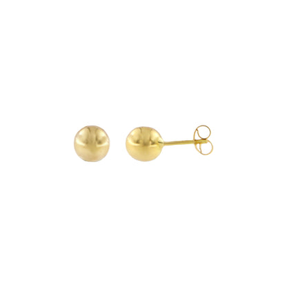 18ct gold Ball stud earrings