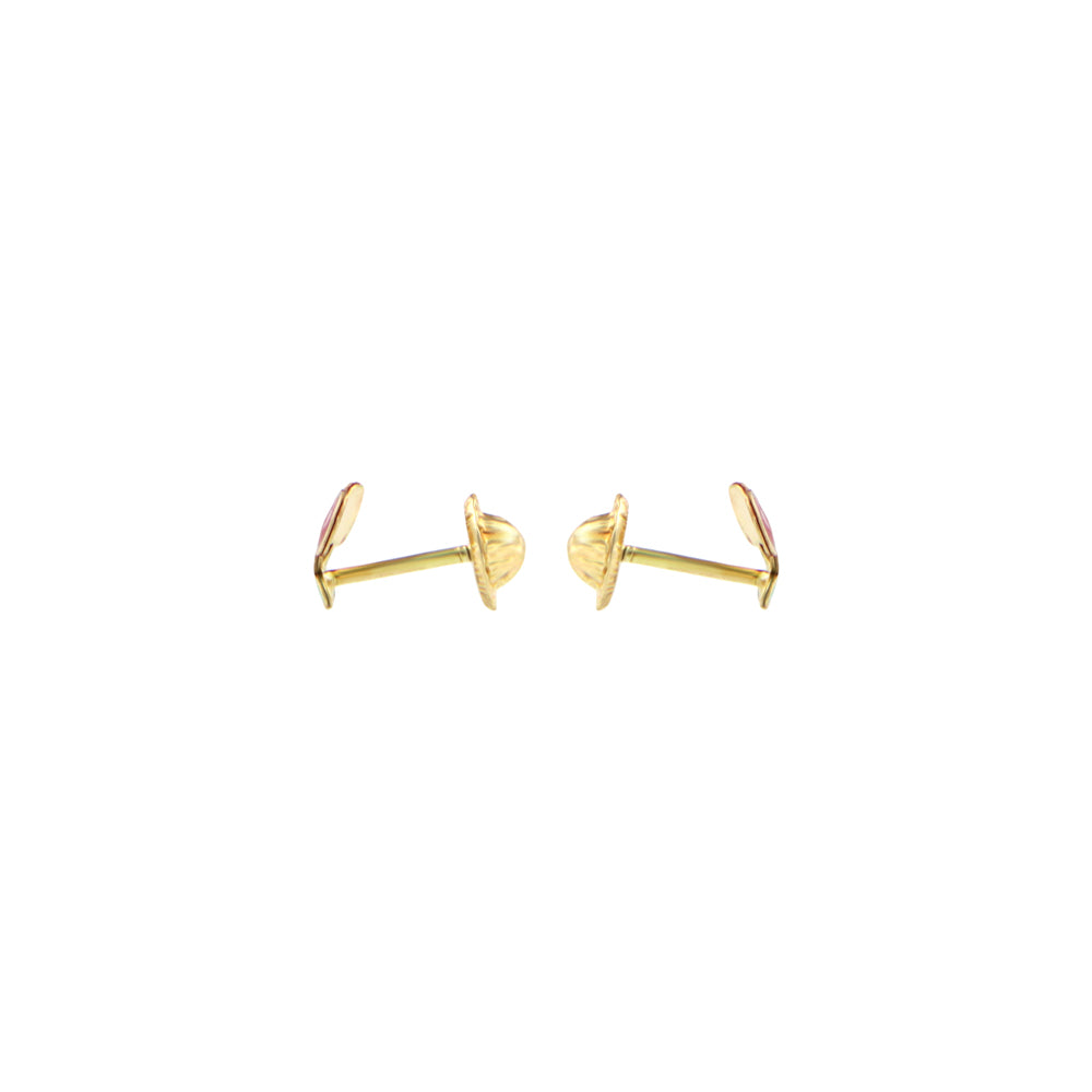 18ct gold Cherry earrings