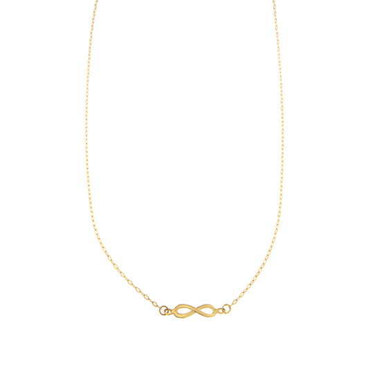 18ct gold Infinity necklace