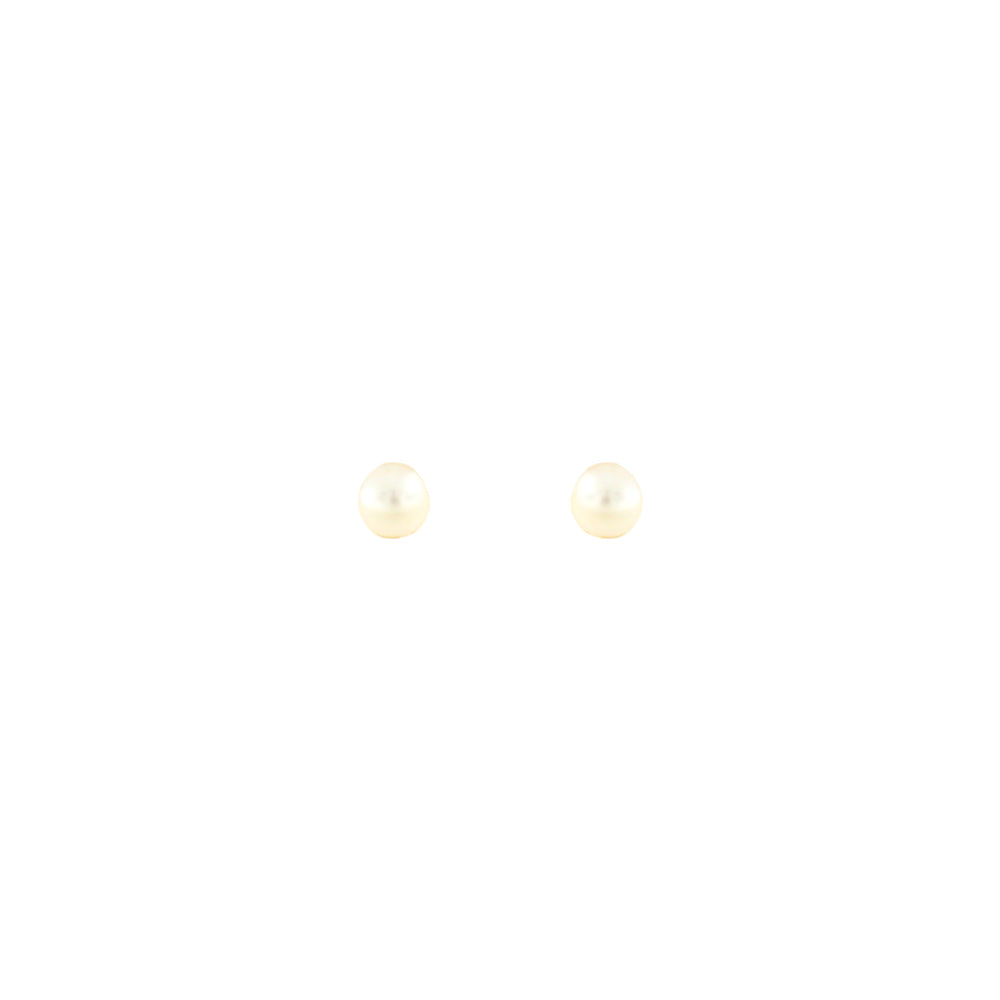 18ct gold  Pearl stud earrings