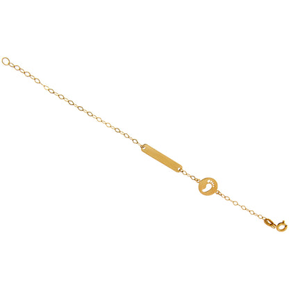 18ct gold Lucky bracelet