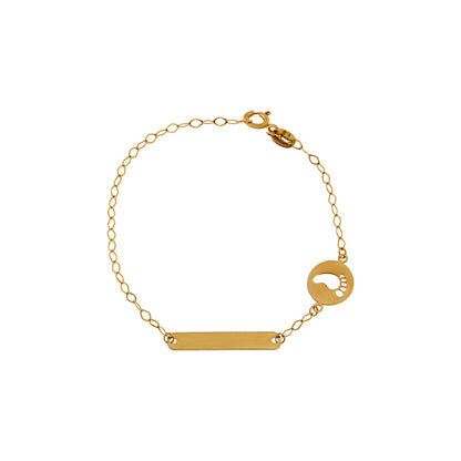 18ct gold Lucky bracelet