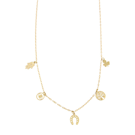 18ct gold Lucky necklace