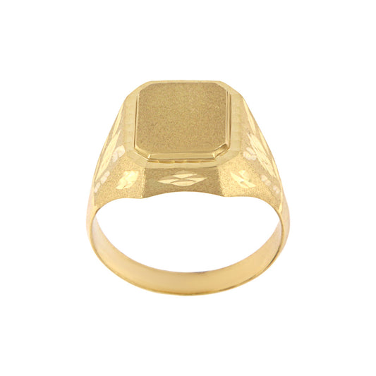 18ct gold Signet man ring