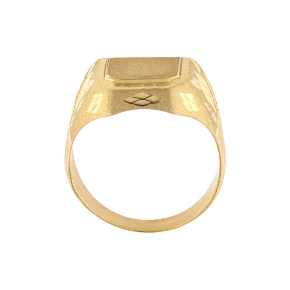 18ct gold Signet man ring