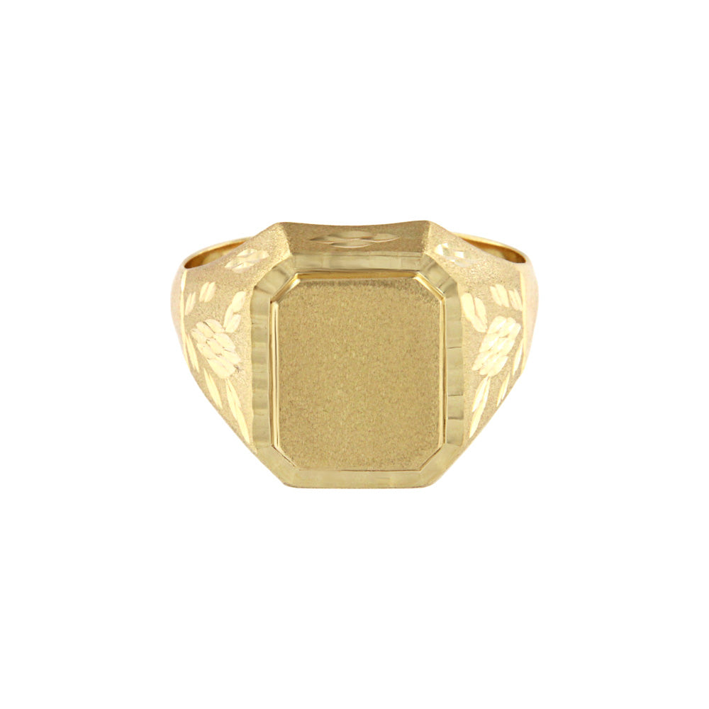 18ct gold Signet man ring