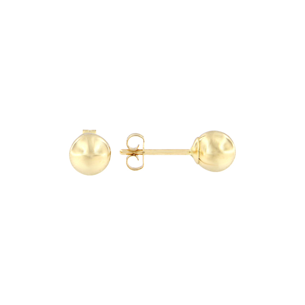 18ct gold Ball stud earrings