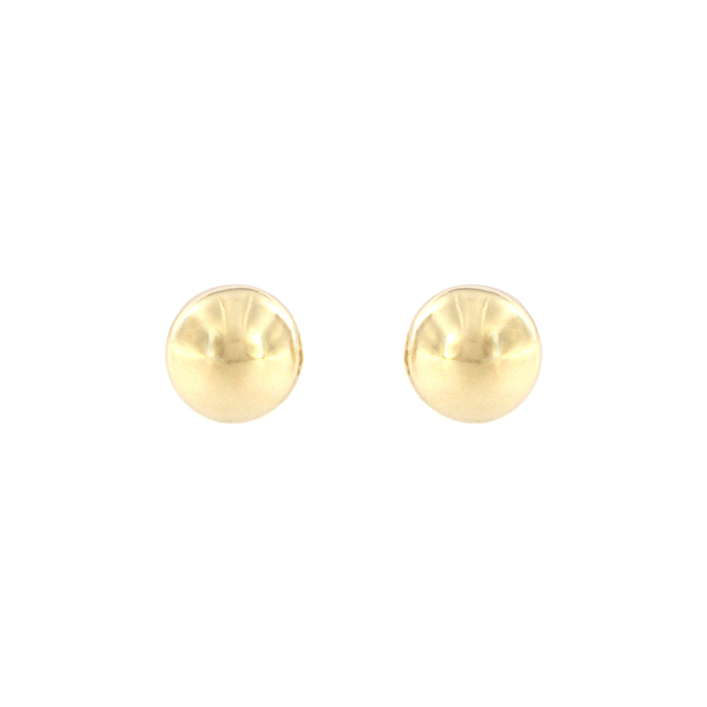 18ct gold Big gold ball stud earrings