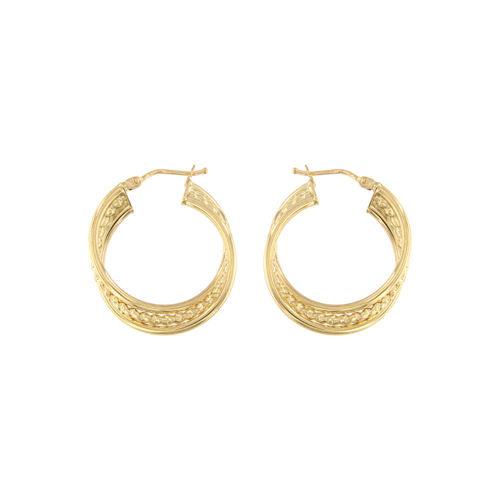 18ct gold Hoop earrings