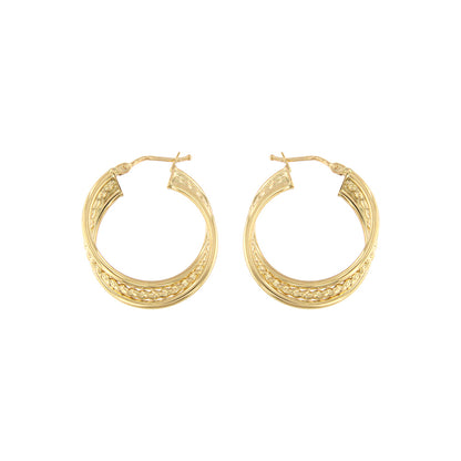 18ct gold Hoop earrings