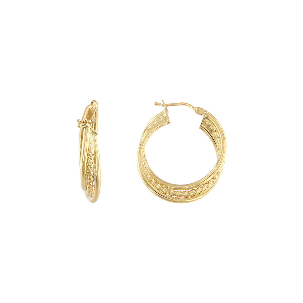 18ct gold Hoop earrings