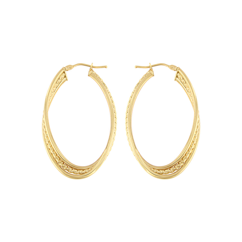 18ct gold Hoop earrings