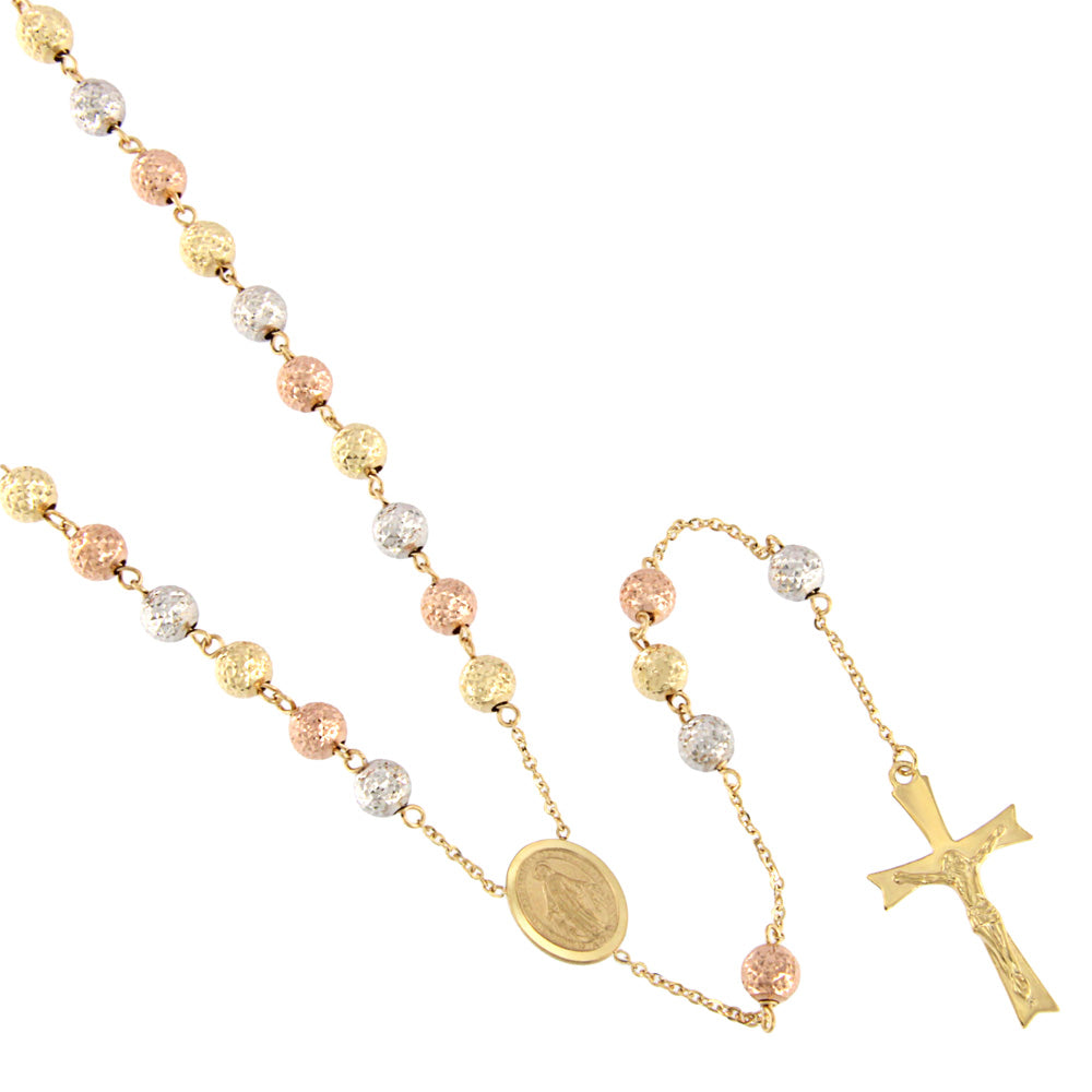 18ct gold Rosary necklace