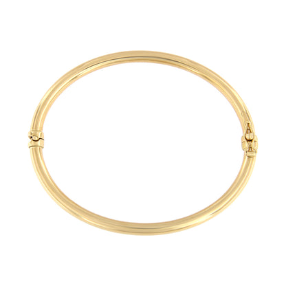 18ct gold Smooth rigid hoop bracelet