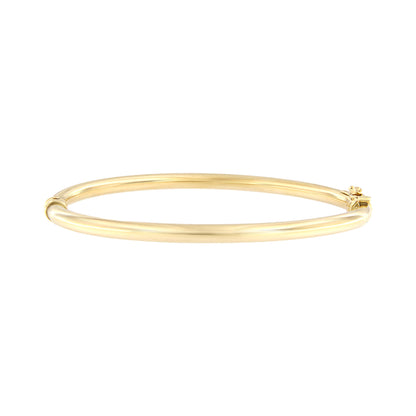 18ct gold Smooth rigid hoop bracelet