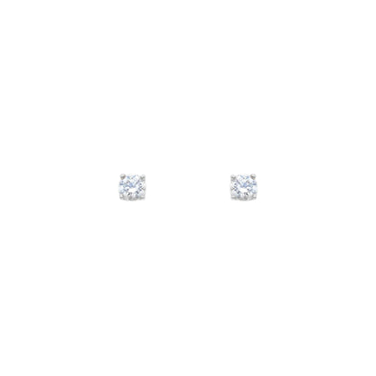 18ct gold Light point earrings