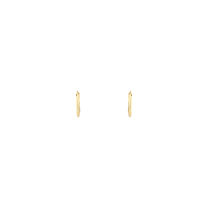 18ct gold Hidden closure hoops