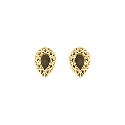 18ct gold Drops stud earrings