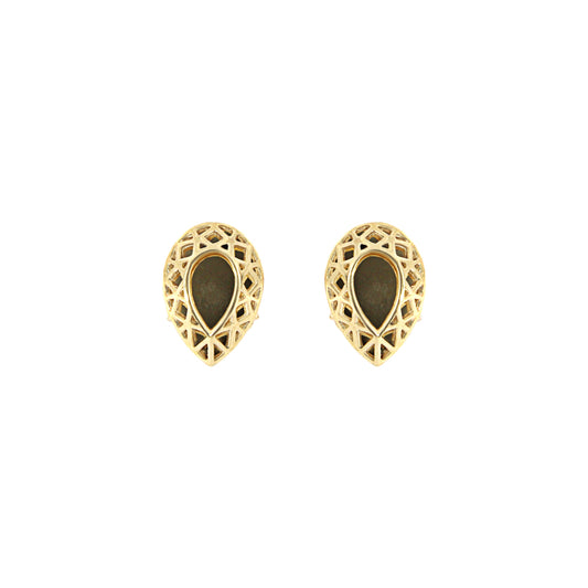 18ct gold Drops stud earrings