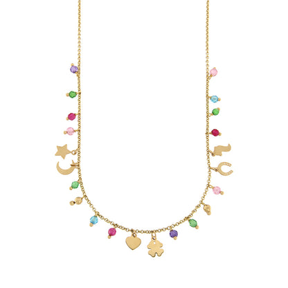 18ct gold Multicolour necklace