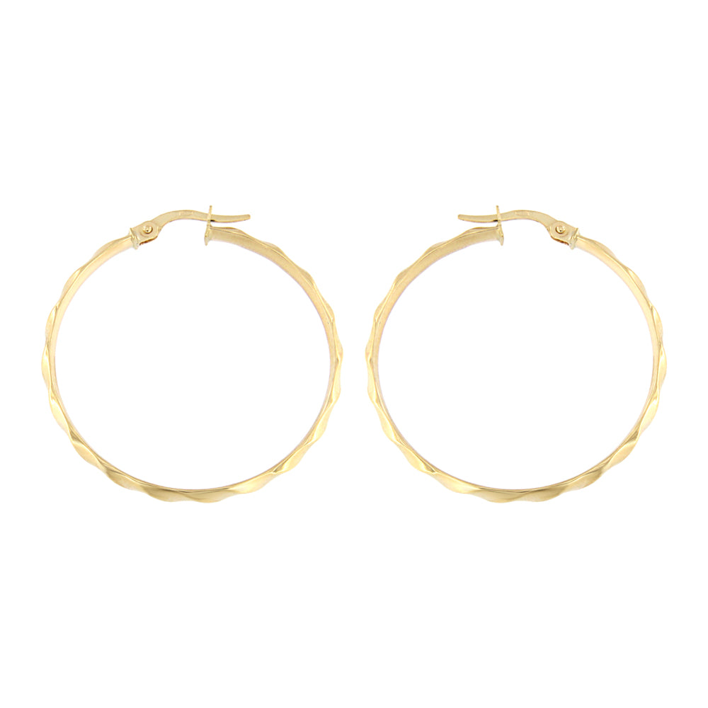 18ct gold Hoop earrings