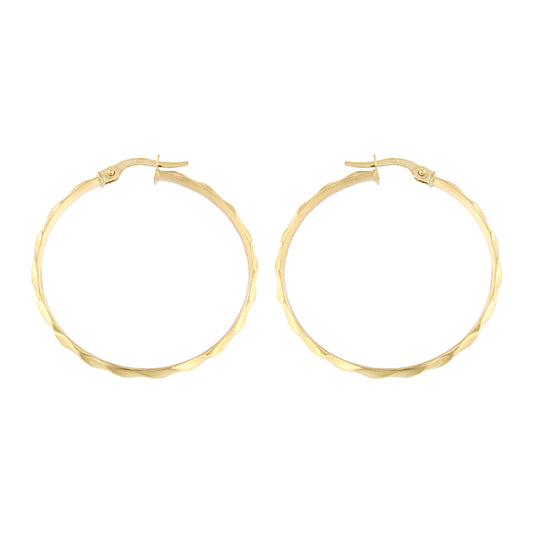 18ct gold Hoop earrings